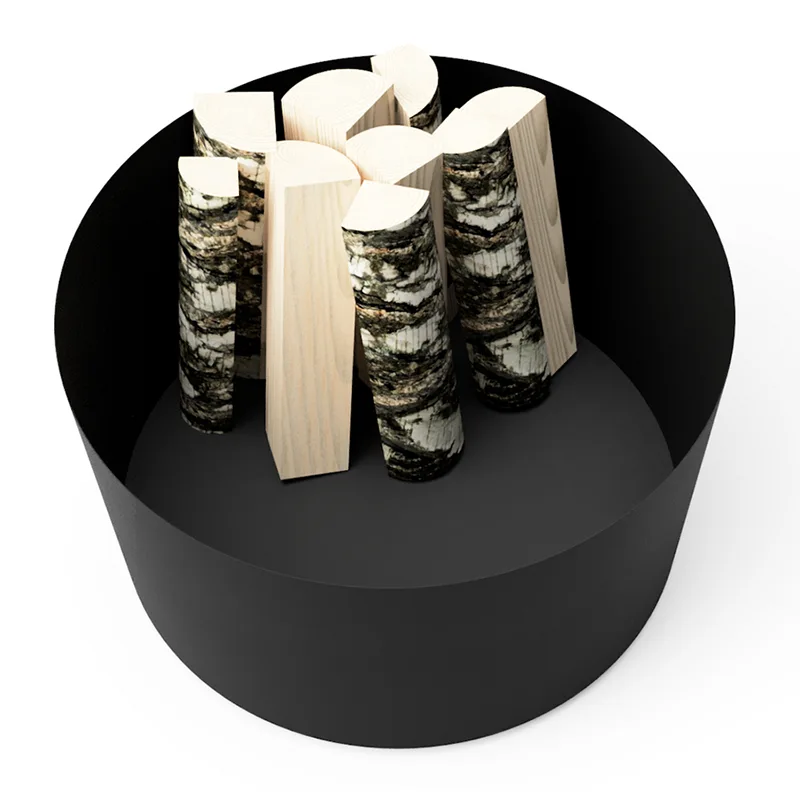 Horganyzott fém kerek kültéri ültetőgép