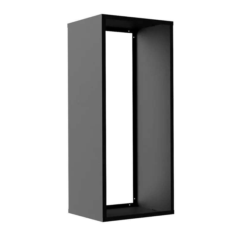 Kültéri, könnyen összeszerelhető modern tűzifatároló